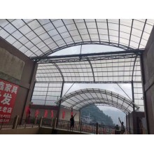 大跨度鋼架，網(wǎng)架采光頂棚用輕型防火阻燃陽(yáng)光板耐力板聚碳酸酯板